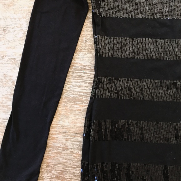 BEAUTIFUL BLACK SEQUIN STRIPED SOPRANO DRESS ✨ - Picture 2 of 9